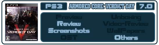 Просмотреть всё по игре Armored Core: Verdict Day